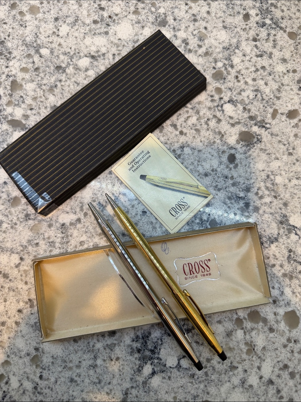 Vintage Cross 1/20 10k?? Gold  Ballpoint Pen + Case